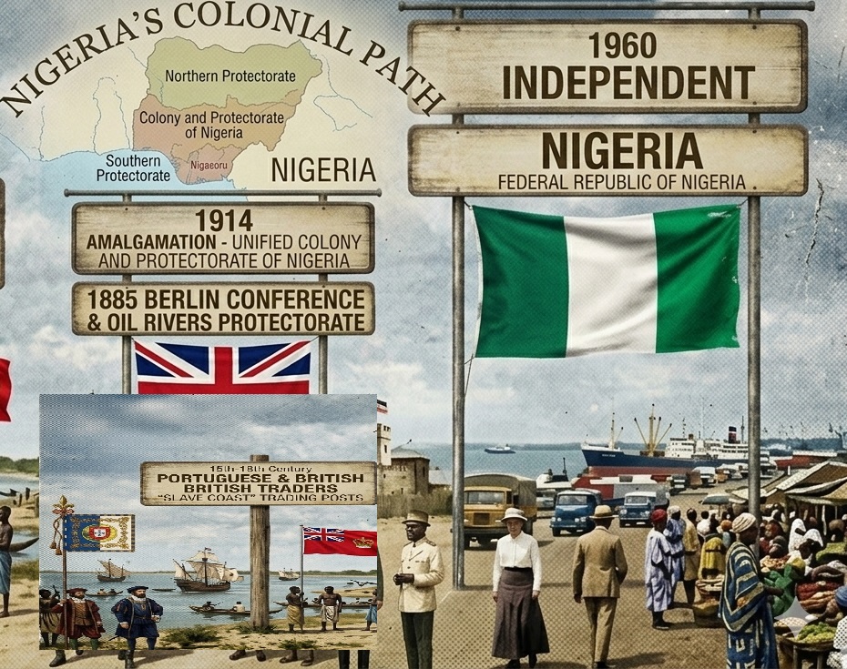 The Journey of Nigeria, From Portuguese and British