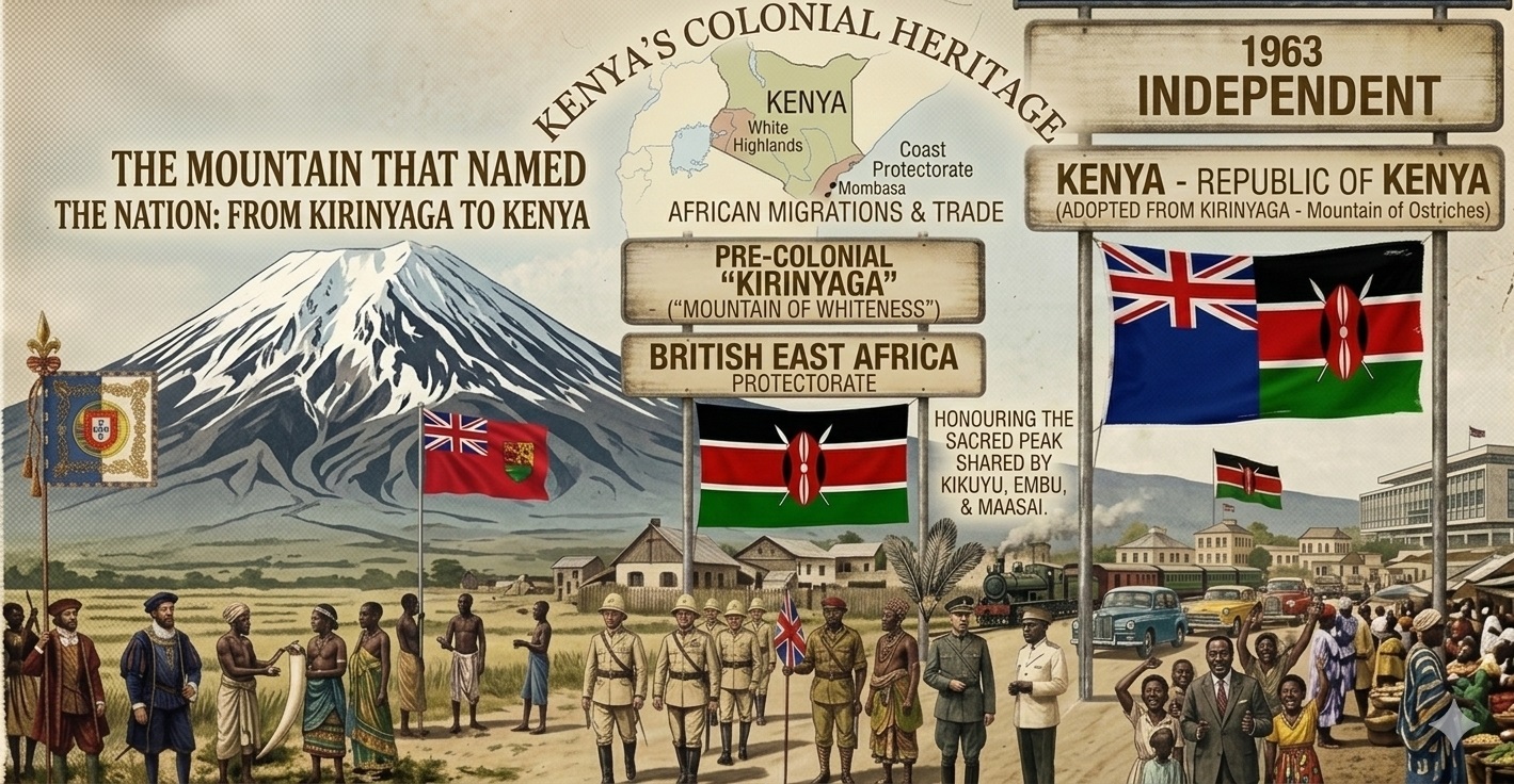 The Journey from Kirinyaga to  Kenia to Kenya