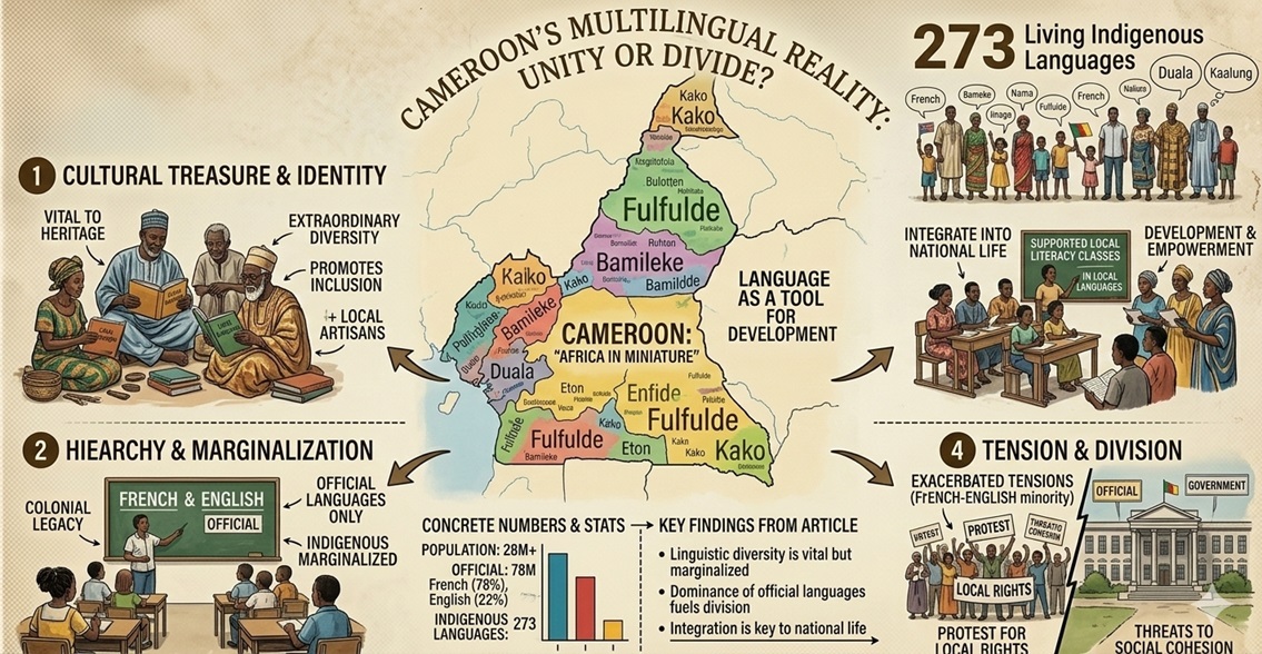 Cameroon's 270+ Languages: A Cultural Treasure or Social Barrier?